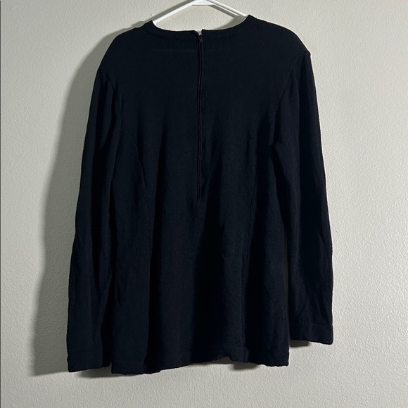 St. John Classic Black Knit Sweater - Picture 3 of 6